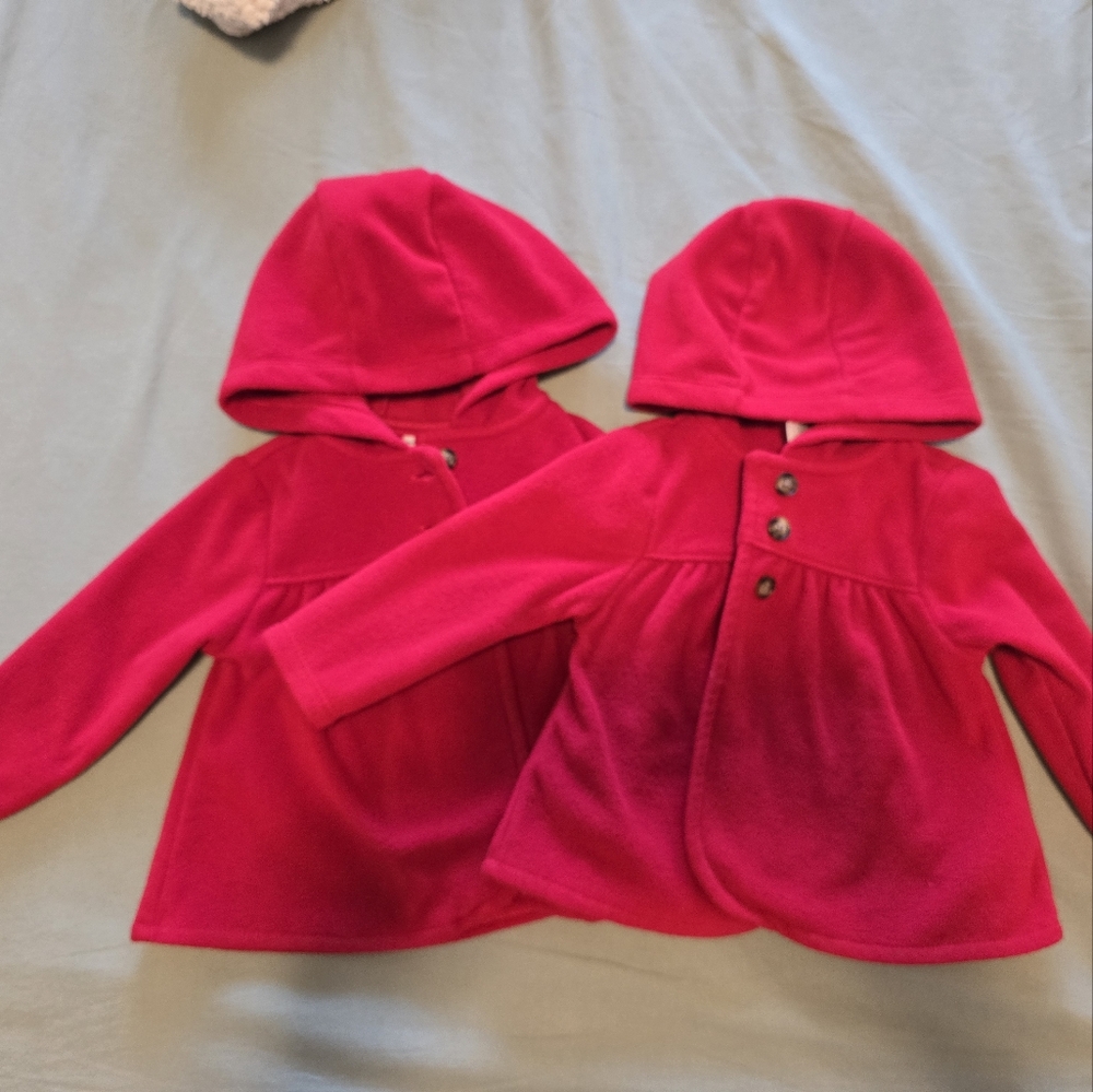 Carter's Pink Hooded Cape Jacket